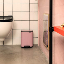 Кош за боклук Brabantia Bo Pedal 1010445, 7 л, Плавно затваряне, Гумирана основа, Розов