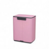 Brabantia Bo Pedal 1010446 szemetes, 12 l, lágy zárás, csúszásgátló talp, rózsaszín