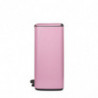 Brabantia Bo Pedal Trash Can 1010447, 30 L, Soft-Close, Non-Slip Base, Pink