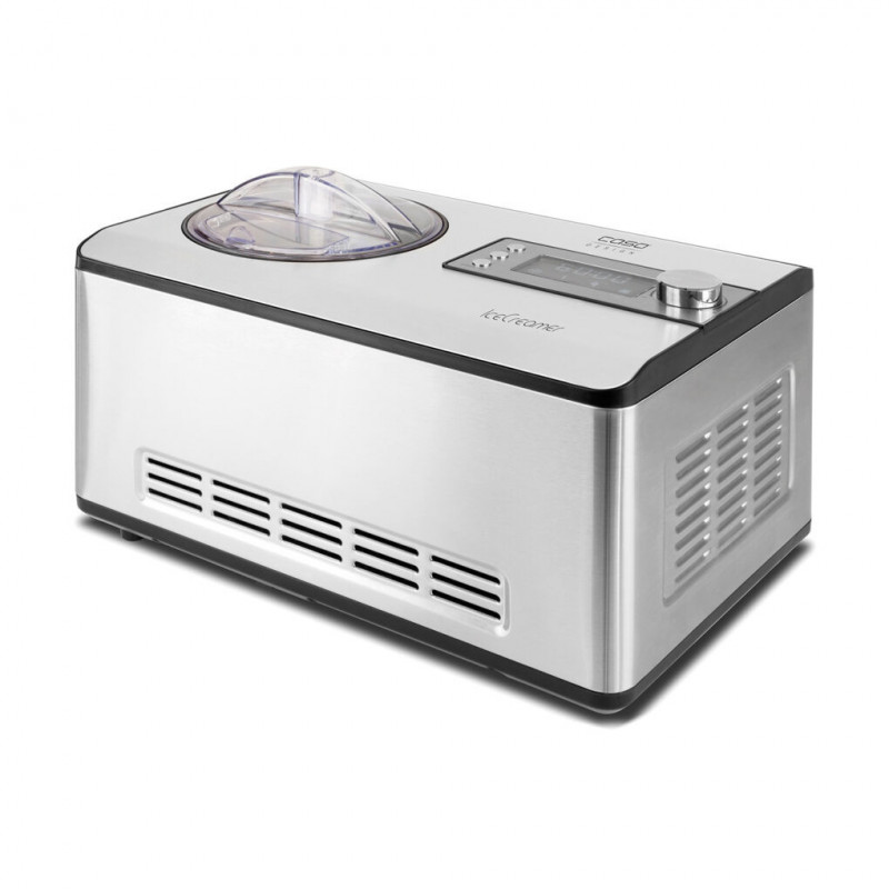 Μηχανή για παγωτό και γιαούρτι Caso IceCreamer 3298, 180 W, 2 λίτρα, 4 προγράμματα, LED, χωρίς προψύξη, συμπιεστής, ανοξείδωτο