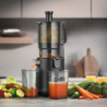 Storcător lent Caso Juice Fit Pro, 250 W, 1 l, 40 rpm, Safety Stop, funcționare silențioasă, negru mat