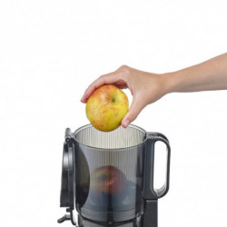 Бавна сокоизтисквачка Caso Juice Fit Pro, 250W, 1 л, 40 об/мин, Safety Stop, Тиха работа, Черен мат