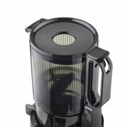Caso Juice Fit Pro lassú gyümölcscentrifuga, 250 W, 1 l, 40 fordulat/perc, Safety Stop, csendes működés, matt fekete