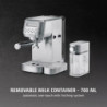 Caso Gourmet Latte eszpresszógép, 1350 W, 20 bar, 1,3 l, ULKA, 6 program, előfőzés, portafilter, ESE, rozsdamentes acél