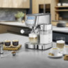 Μηχανή εσπρέσο Caso Gourmet Latte, 1350 W, 20 bar, 1,3 λίτρα, ULKA, 6 προγράμματα, Προ-εξάτμιση, Φίλτρο, ESE, Ανοξείδωτο