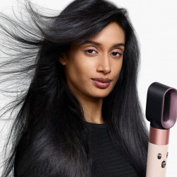 Маша за коса Dyson 257389-01 HS08 Airwrap i.d.™ T1/T2 CeApc/Tz Straight + Wavy, 1300W, 13.5 l/s, Автоматично къдрене, Йонизиране, 3 скорости, 3 температури, Bluetooth, Керамично кайсиев/топаз