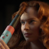 Маша за коса Dyson 257389-01 HS08 Airwrap i.d.™ T1/T2 CeApc/Tz Straight + Wavy, 1300W, 13.5 l/s, Автоматично къдрене, Йонизиране, 3 скорости, 3 температури, Bluetooth, Керамично кайсиев/топаз
