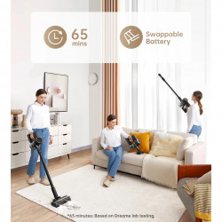 Dreame R10 Pro VTV41B Upright Vacuum Cleaner, 150AW, 3 modes, 0.6 L, 65 min, HEPA, LED indicators, Black