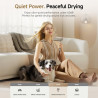 Dreame Pocket AHD51-TG Pro Hair Dryer, 1300W, 110,000 rpm, 70 m/s, 2 speeds, 5 heat settings, NTC, Coanda, Foldable, Titanium Gold