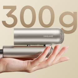 Στεγνωτήρας μαλλιών Dreame Pocket AHD51-TG Pro, 1300 W, 110.000 σ.α.λ., 70 m/s, 2 ταχύτητες, 5 θερμοκρασίες, NTC, Coanda, πτυσσόμενος, τιτανίου-χρυσού χρώματος