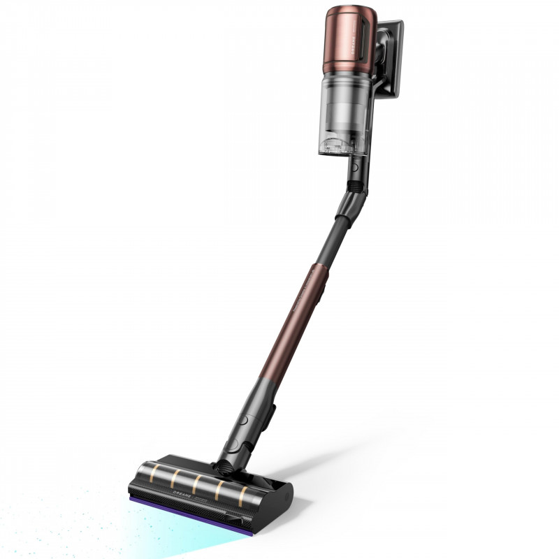 Κάθετη ηλεκτρική σκούπα Dreame Essential V30 VVV21A, 880 W, 30.000 Pa, 90 λεπτά, 0,6 λίτρα, HEPA H14, OmniX™ 2.0, Αναγνώριση ρύπων, Πτυσσόμενη, Μαύρο/μπρούντζο