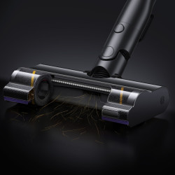 Aspirator vertical Dreame Essential V30 VVV21A, 880 W, 30 000 Pa, 90 min, 0,6 l, HEPA H14, OmniX™ 2.0, Recunoaștere a tipurilor de murdărie, Pliabil, Negru/bronz