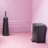 Кош за боклук Brabantia Bo Pedal 1010136, 4 л, Леко затваряне, Противоплъзгаща основа, Черен