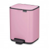 Brabantia Bo Pedal 1010444 szemetes, 4 l, lágy zárás, csúszásgátló talp, rózsaszín