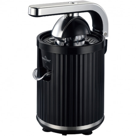 Swiss Haus SH-CJ23 Electric Citrus Juicer, 300W, 1.2 L, Filter, 2 Cones, BPA-Free, Reversible Rotation, Press Lever, Black