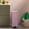 Brabantia Bo Pedal 1010447 szemetes, 30 l, lágy záródás, csúszásgátló talp, rózsaszín