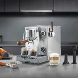 Mașină de espresso Caso Design EspressoGourmet Advanced, 3000 W, 19 bari, 2 l, ULKA, PID, manometru, semiprofesională, din oțel inoxidabil