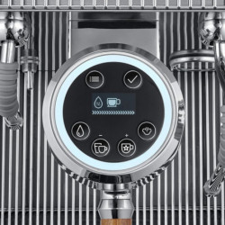 Μηχανή εσπρέσο Caso Design EspressoGourmet Advanced, 3000 W, 19 bar, 2 λίτρα, ULKA, PID, μανόμετρο, ημιεπαγγελματική, από ανοξείδωτο ατσάλι