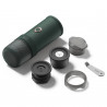 Φορητή μηχανή εσπρέσο Outin Mino CG, 22 bar, 9000 mAh, 70 ml, Εκχύλιση στους 93,3 °C, Αλεσμένος καφές + κάψουλες Nespresso, USB-C, Πράσινο βουνού