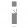 Brabantia Bo Touch 1010121 Trash Can, 30 L, Smooth and Silent Opening, Large Opening, White