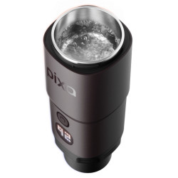 Φορητή μηχανή εσπρέσο Wacaco Pixapresso, 20 bar, 9000 mAh, 120 ml, Αλεσμένος καφές + κάψουλες, Οθόνη αφής LED, Σκούρο μπορντό