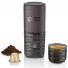 Φορητή μηχανή εσπρέσο Wacaco Pixapresso, 20 bar, 9000 mAh, 120 ml, Αλεσμένος καφές + κάψουλες, Οθόνη αφής LED, Σκούρο μπορντό