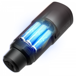 Aparat de espresso portabil Wacaco Pixapresso, 20 bari, 9000 mAh, 120 ml, cafea măcinată + capsule, panou de control tactil cu LED, roșu