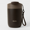 Outin Travel Tumbler hőszigetelt pohár, 350 ml, melegen tartja 6 órán át, hidegen tartja 12 órán át, 316L rozsdamentes acél, dupla falú, vákuumszigetelés, Terra barna
