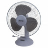 Ventilator de birou Rosberg R51760B16, 40 W, 40 cm, 3 viteze, oscilație, înclinare reglabilă, alb/gri