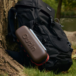 Husa de protectie Outin EVA, Compatibila cu Outin Nano/Mino/Fino, Compartiment pentru capsule, Rezistenta la umiditate si socuri, Maro