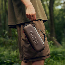 Outin EVA védőtok, kompatibilis az Outin Nano/Mino/Fino modellekkel, kapszulatartóval, nedvesség- és ütésálló, barna