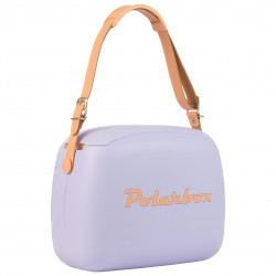 Хладилна чанта Polarbox Pop, 6 литра, Включени 2 кутии за обяд, Запазва студено до 24 часа, Лилав/Оранжев