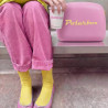 Хладилна чанта Polarbox Pop, 6 литра, Включени 2 кутии за обяд, Запазва студено до 24 часа, Розов/Жълт