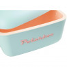 Ψυκτική τσάντα Polarbox Classic, 20 λίτρα, πολυστυρόλιο AIRPOP, 5-15 °C έως 24 ώρες, Κλασικό δερμάτινο λουράκι, Μπλε/Ροζ
