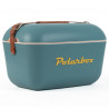 Хладилна чанта Polarbox Classic, 20 литра, AIRPOP полистирол, 5-15C до 24 часа, Класическа кожена каишка, Тъмносин/Розов