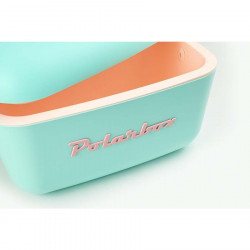 Geanta frigorifica Polarbox Pop, 20 litri, Polistiren AIRPOP, 5-15°C pana la 24 h, Albastru/Roz