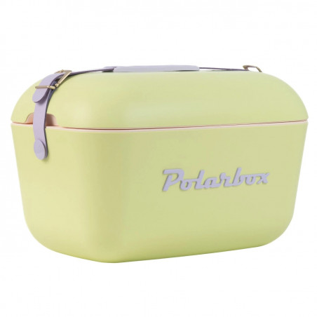 Polarbox Pop hűtőtáska, 20 literes, AIRPOP polisztirol, 5–15 °C-on akár 24 órán át, zöld/lila
