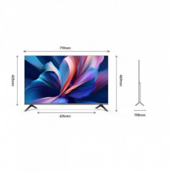 Τηλεόραση Xiaomi A Pro 32 2026 ELA5936EU, 32″ (80 εκ.), ανάλυση 1366×768 HD Ready, ενεργειακή κλάση E, Smart TV, QLED, Bluetooth, Wi-Fi, Android, Μαύρο