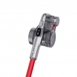 Σκούπα όρθια JIMMY H9 Flex, 600W, 200 AW, 0.6 l, Αναδιπλούμενη, 80 λεπτά αυτονομία, οθόνη LED, τεχνολογία Double Cyclon, κόκκινο/γκρι