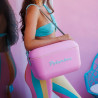 Хладилна чанта Polarbox Pop, 20 литра, AIRPOP полистирол, 5-15C до 24 часа, Розов/Зелен