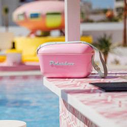 Ψυκτική τσάντα Polarbox Pop, 20 λίτρα, πολυστυρόλιο AIRPOP, 5-15 °C έως 24 ώρες, Ροζ/Πράσινο