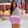Ψυκτική τσάντα Polarbox Pop, 20 λίτρα, πολυστυρόλιο AIRPOP, 5-15 °C έως 24 ώρες, Ροζ/Πράσινο