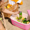 Ψυκτική τσάντα Polarbox Pop, 20 λίτρα, πολυστυρόλιο AIRPOP, 5-15 °C έως 24 ώρες, Ροζ/Πράσινο
