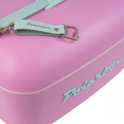 Хладилна чанта Polarbox Pop, 20 литра, AIRPOP полистирол, 5-15C до 24 часа, Розов/Зелен