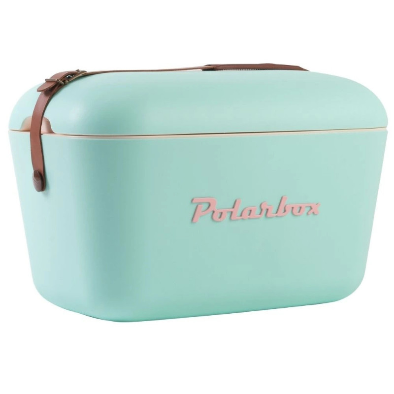 Хладилна чанта Polarbox Classic, 12 литра, AIRPOP полистирол, 5-15C до 24 часа, Син/Розов