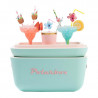 Geantă frigorifică Polarbox Pop, 12 litri, polistiren AIRPOP, 5-15 °C până la 24 de ore, albastru/roz