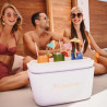 Ψυκτική τσάντα Polarbox Pop, 12 λίτρα, πολυστυρόλ AIRPOP, 5-15 °C έως 24 ώρες, Πράσινο/Μωβ