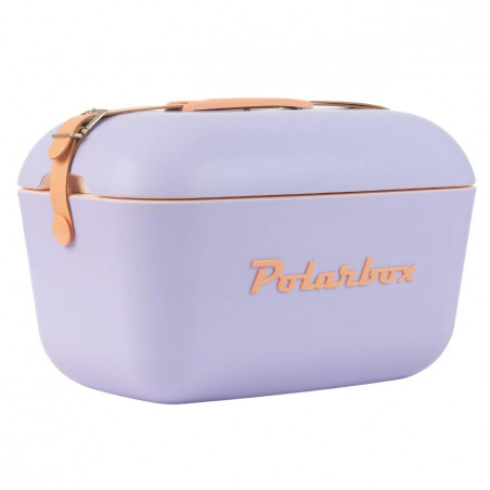 Ψυκτική τσάντα Polarbox Pop, 12 λίτρα, πολυστυρόλιο AIRPOP, 5-15 °C έως 24 ώρες, Μωβ/Πορτοκαλί