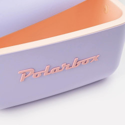 Polarbox Pop hűtőtáska, 12 literes, AIRPOP polisztirol, 5–15 °C-on akár 24 órán át, lila/narancssárga