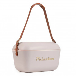 Geantă frigorifică Polarbox Gold, 12 litri, polistiren AIRPOP, 5-15 °C până la 24 de ore, roz/auriu